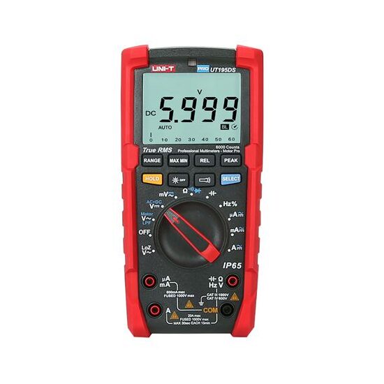 Multimetru digital UT195DS, Tensiune, Rezistenta, Capacitate, Continuitate, 20A, 1000 V