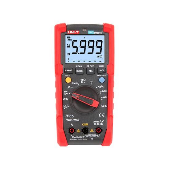 Multimetru digital  UT191E, 20 A AC/DC, 600 V AC/DC