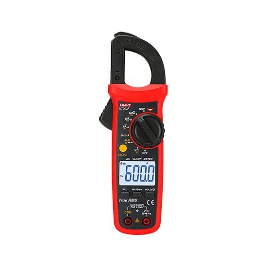 Multimetru tip clampmetru UT202F, 600 A AC, 600 V DC/AC