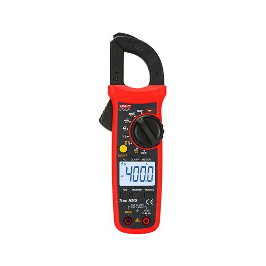 Multimetru tip clampmetru UT202R, 400 A AC, 600 V DC/AC