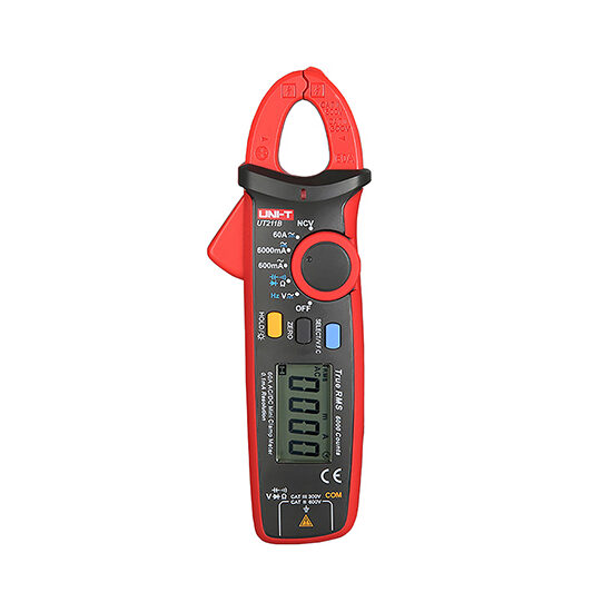 Multimetru tip clampmetru UT211B, 60 A AC/DC, 600 V DC/AC