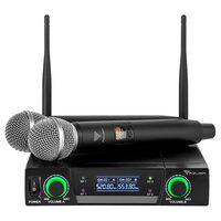 Statie cu 2 microfoane, UHF 500 - 694 MHz, Distanța 50 m