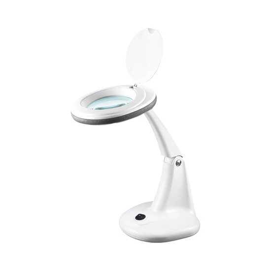 Lupa cu lampa led, 5x, diametru 4 inch, 6 W, 6500 K