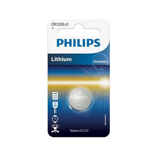 Baterie lithium Philips CR1220
