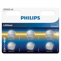 Set 6 baterii lithium Philips CR2032