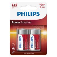 Set 2 baterii Philips LR14, Power Alcaline