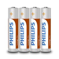 Set 4 baterii Philips LR03, AAA, Longlife Alcalin