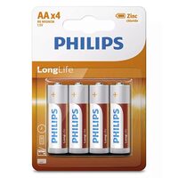 Set 4 baterii Philips LR6, AA, Longlife Alcaline