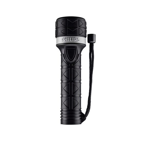 Lanterna led Philips 25 lm, raza 60 m, 2xAA, Cauciuc, 0.3 W
