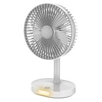 Ventilator de masa, portabil, Li-Ion, 3000 mAh, 3 viteze, diametru 140 mm, led 