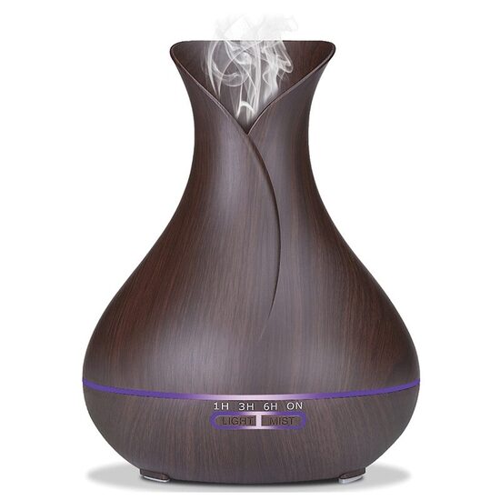 Difuzor uleiuri cu ionizare si umidificare, 7 culori Led, capacitate 400 ml