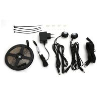 Kit banda led cu senzori de miscare, 3 m, 14W, 800 lm, Alb Cald