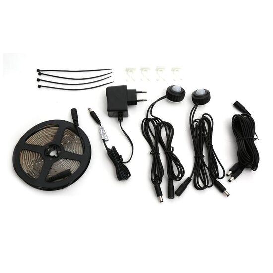Kit banda led cu senzori de miscare, 3 m, 14W, 800 lm, Alb Cald