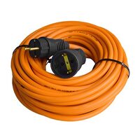Cordon prelungitor cu cupla si fisa 3X1.5 mm, lungime 20 m, Portocaliu, IP20