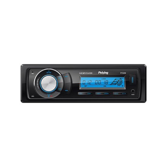 Radio MP3 player, USB/MMC 4X20 W, AUX, 1 DIN, 4x20 W