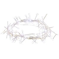 Instalatie luminoasa 100 mini led, Alb rece, lungime 2.4 m, IP20, 230 V