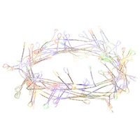 Instalatie luminoasa 100 mini led, Multicolor, lungime 2.4 m, IP20, 230 V