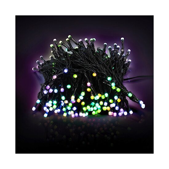 Instalatie luminoasa 198 led-uri, Smart Wi-Fi, Lungime 19.7 m, 230V, IP44, Multicolor