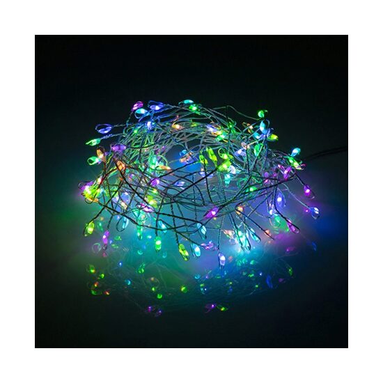 Instalatie luminoasa 120 led-uri, Smart Wi-Fi, Lungime 3 m, 230V, IP44, Multicolor
