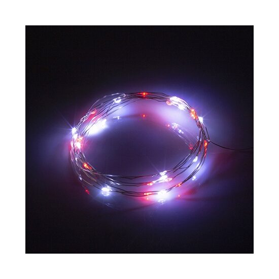 Instalatie luminoasa 100 led-uri, Nano Flexibil, Lungime 2.4 m, 230V, IP44, Multicolor