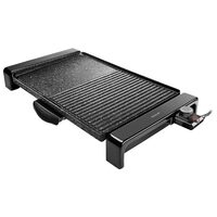 Gratar electric 2300 W, suprafata neteda si striata, Maner izolat termic