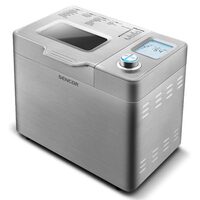 Masina de paine Inox, 550 W, 23 programe, 0.9 kg, Ecran LCD mare