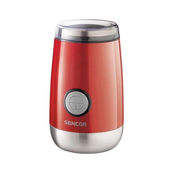 Rasnita electrica de cafea, putere 150W, 50 g, 2 lame inoxidabile, rosie