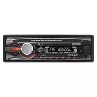 Radio MP3 player, 1 DIN, 4x40W, USB/SD/MMC, Panoul frontal complet detasabil