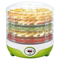 Deshidrator alimente, 240 W, 5 tavi, 268x268x212 mm, Display LED