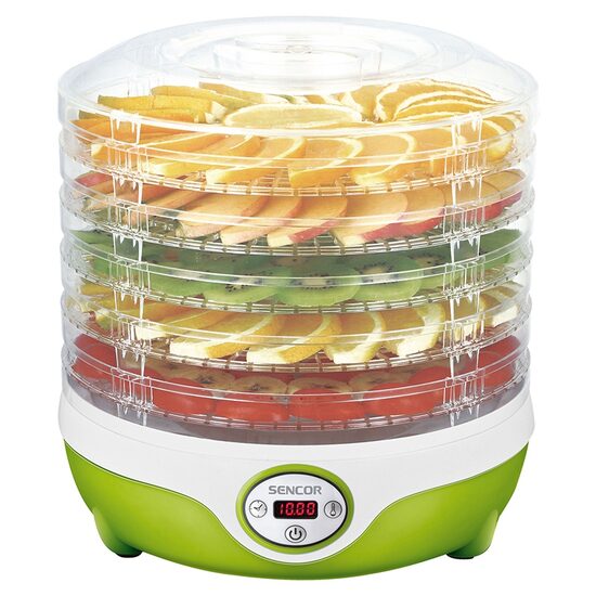 Deshidrator alimente, 240 W, 5 tavi, 268x268x212 mm, Display LED