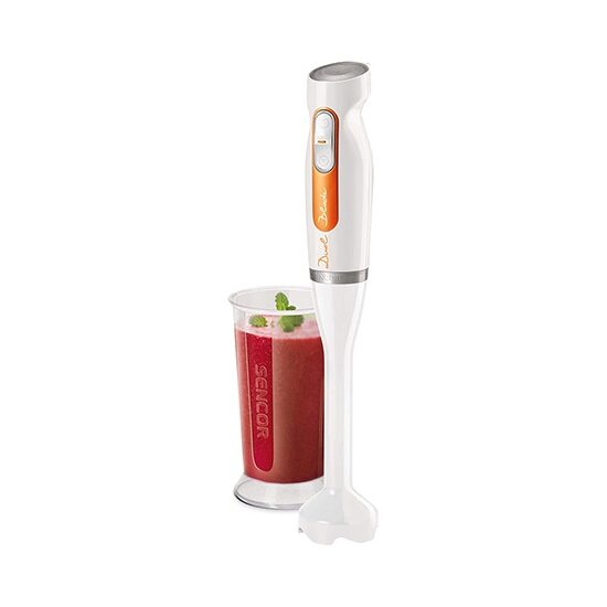 Blender de mana 600 W, 2 viteze, 700 ml, cutite inox
