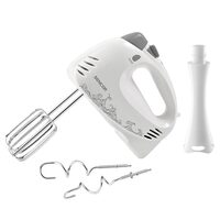 Mixer de mana, White 400 W, 5 viteze, functie turbo
