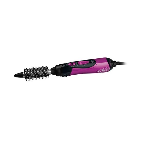Ondulator de par cu ionizare, 1000 W, Incalzire rapida, 7 accesorii interschimbabile, 2 setari de temperature, Roz
