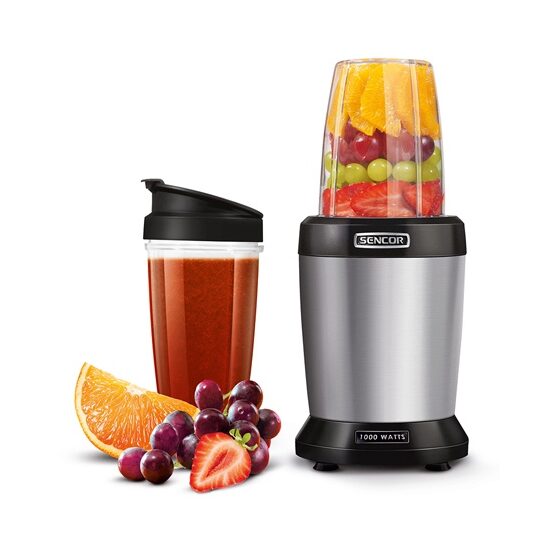 Blender Nutri Smothie 1200 W, cutite Inox, 1 viteza