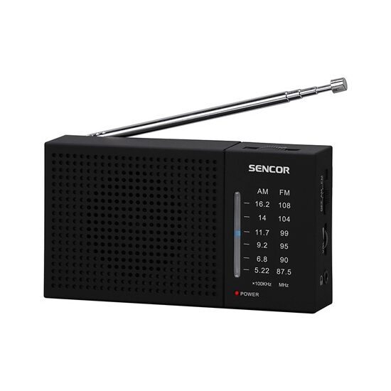 Mini radio portabil AM/FM, cauciucat, Antena telescopica, 2xAA