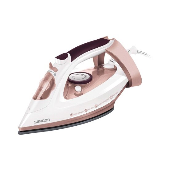 Fier de calcat, talpa ceramica, 3100 W, Abur, functie auto-curatare, capacitate rezervor apa 280ml