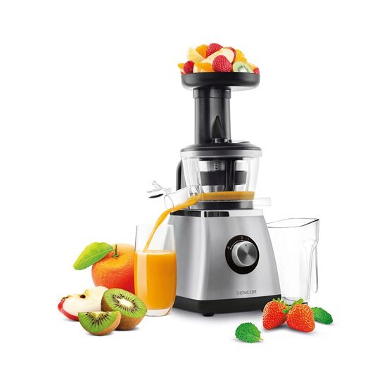 Storcator de fructe Slow juicer, 60 rpm, 450 W, capacitate recipient 0.8 l