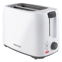 Prajitor de paine cu 7 niveluri de rumenire, 2 felii, 750 W, Alb