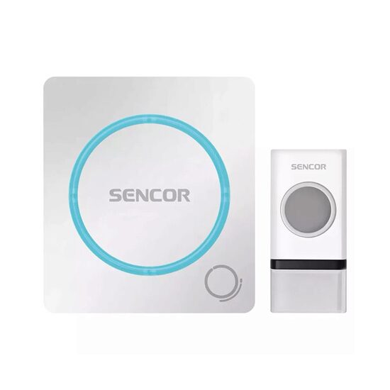 Sonerie wireless, 48 melodii, IP44, 1 x baterie LR23A, 90 x 80 x 23 mm