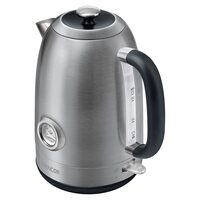 Fierbator electric cordless, Inox 1.7l, putere 2200 W, cana gradata, Termometru