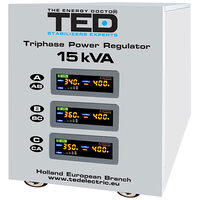 Stabilizator automat de tensiune, trifazat 15KVA/12000W