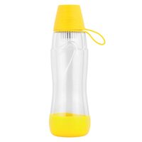 Sticla filtranta cu filtru carbon activ, Teesa 550 ml, Galben