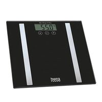 Cantar Body Analyzer, max 150 Kg, LCD, Negru, 1 x CR2032, Memorie pentru 10 utilizatori