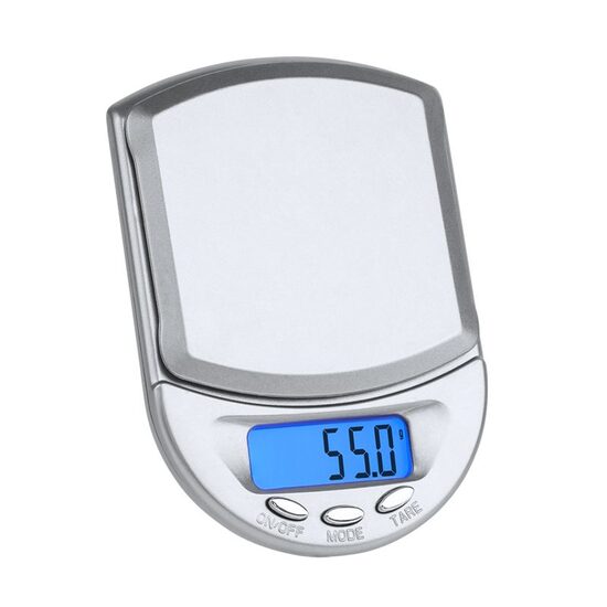 Cantar pentru bijuterii Teesa max 500 g, diviziune 0.1 g, alimentare 2xAAA