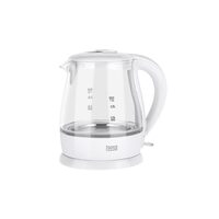 Fierbator electric cordless, Capacitate 1 l, putere 1630 W, cana gradata, Alb