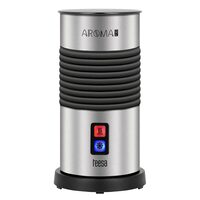 Aparat spuma lapte 2 in 1 pentru cafea tip Milk Frother, 600 ml, 550W, spuma calda/rece latte, cappuccino, macchiato, frappe, Inox