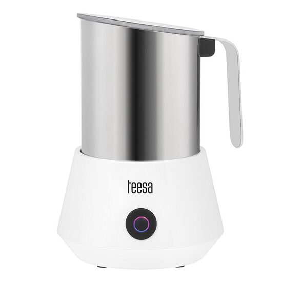 Aparat spuma lapte 4 in 1 pentru cafea tip Milk Frother, 590 ml, 420W, spuma calda/rece latte, cappuccino, macchiato, frappe