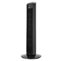 Ventilator turn, 3 viteze, Teesa Negru, 50 W, 75 x 13 x 16 cm