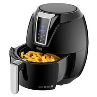 Friteuza cu aer cald, digitala, 3.2 Litri, 1400W, 7 Programe, Timer, Negru