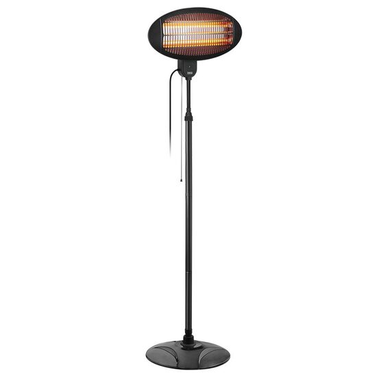 Incalzitor cu infrarosu, pentru terasa, 2000W, 3 trepte de putere, IPX4